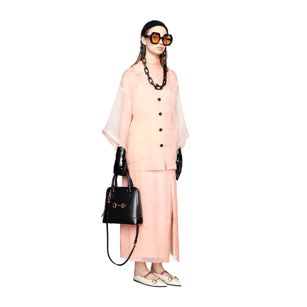 G*u*i horsebit 1955 small top handle bag