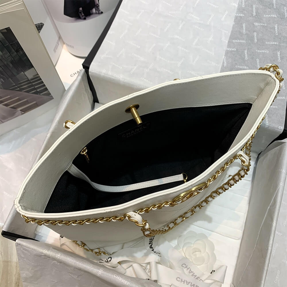 Ch*el small shopping bag